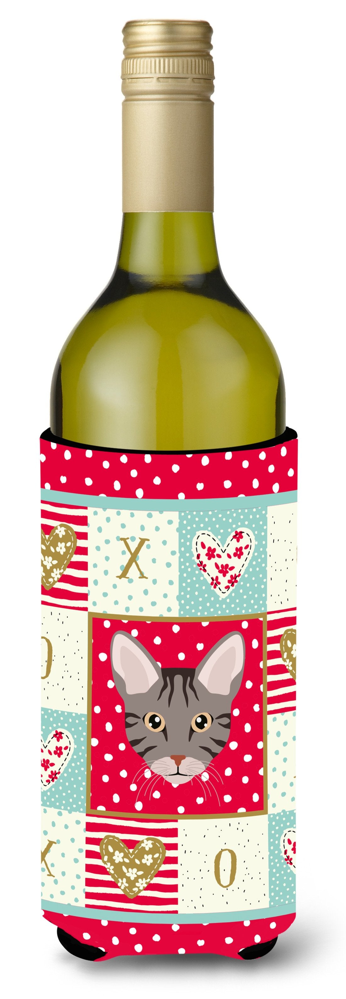 Ocicat Cat Wine Bottle Beverage Insulator Hugger CK5138LITERK by Caroline&#39;s Treasures
