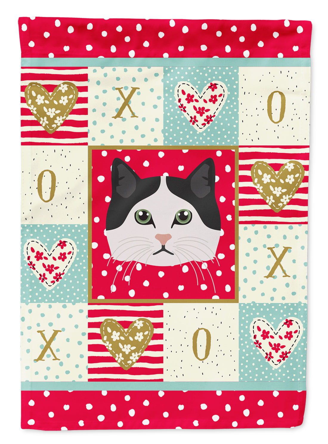 Ragamuffin Cat Flag Canvas House Size CK5152CHF  the-store.com.