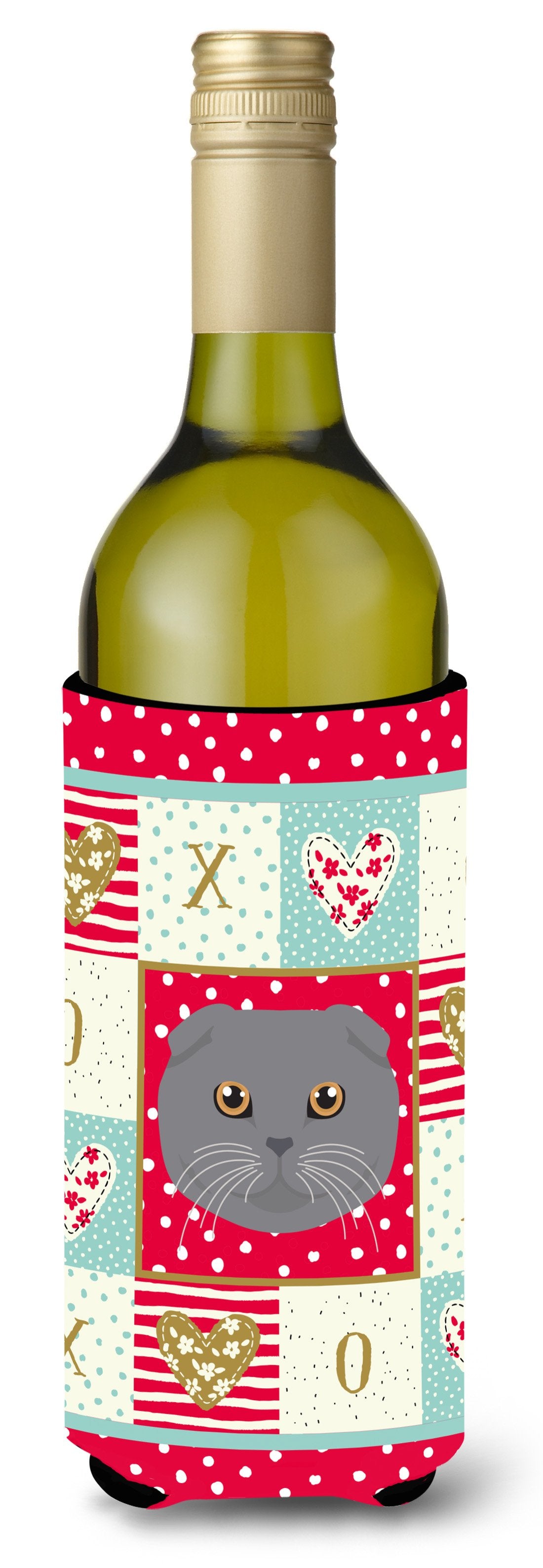 Scottish Fold Cat Wine Bottle Beverage Insulator Hugger CK5158LITERK by Caroline&#39;s Treasures