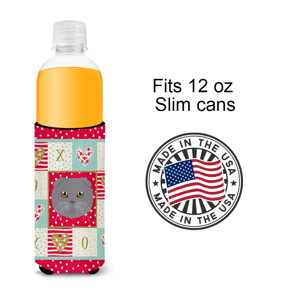 Scottish Fold Cat  Ultra Hugger for slim cans CK5158MUK  the-store.com.