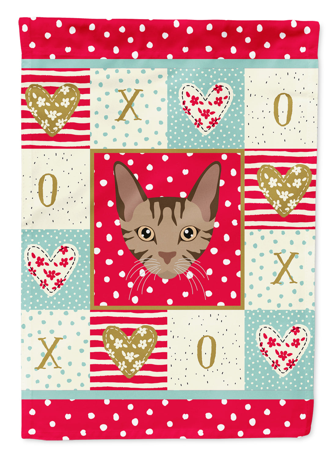 Sokoke Cat Flag Canvas House Size CK5168CHF  the-store.com.