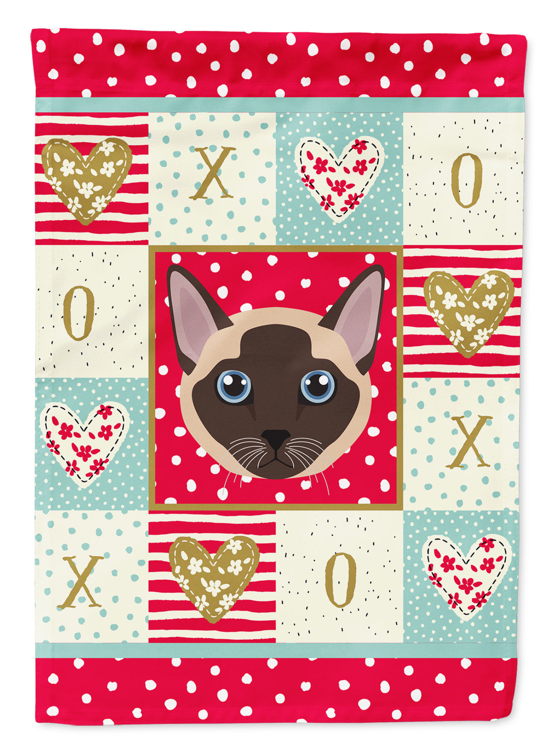 Tonkinese Cat Flag Canvas House Size CK5173CHF