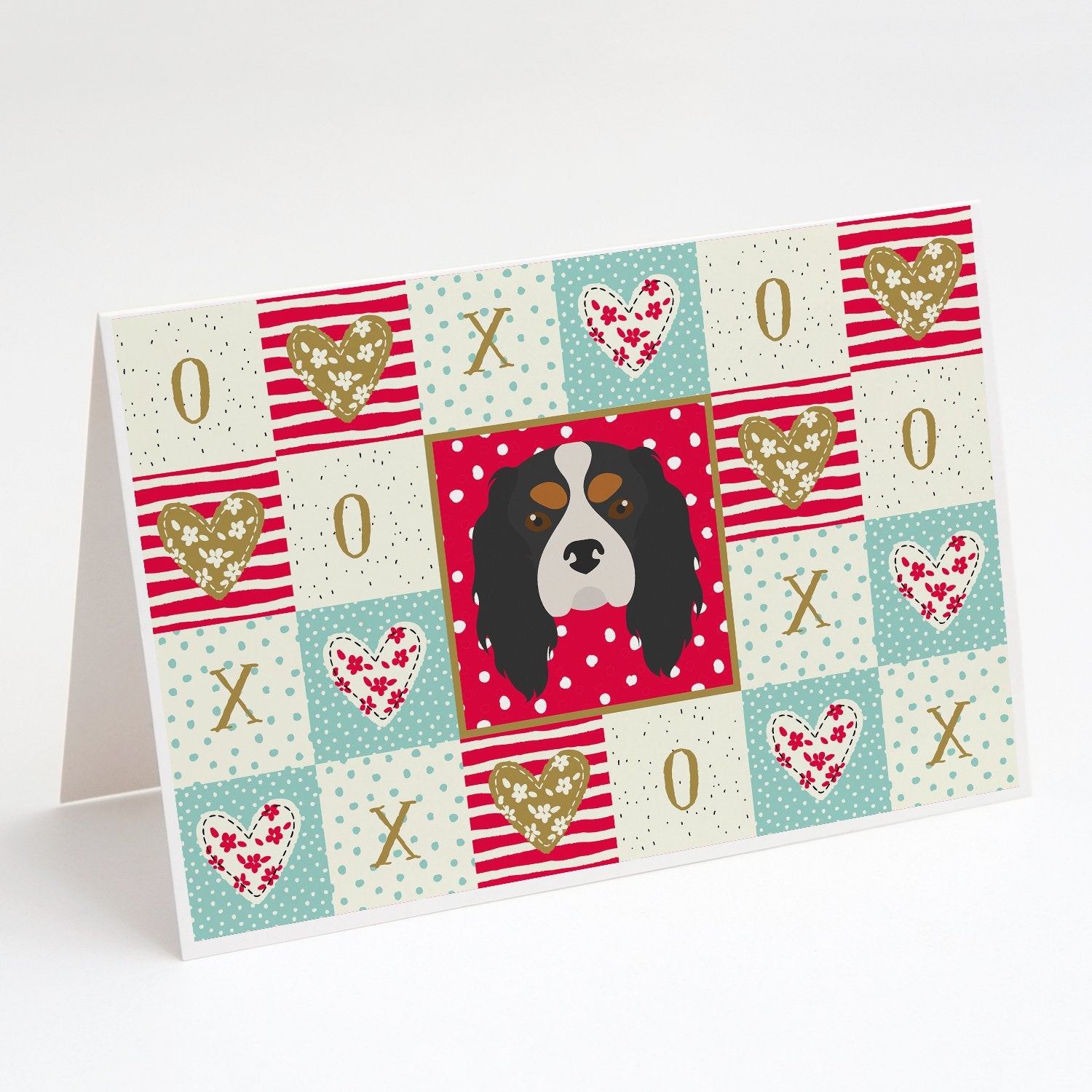 Buy this Cavalier King Charles Spaniel Love Greeting Cards and Envelopes Pack of 8