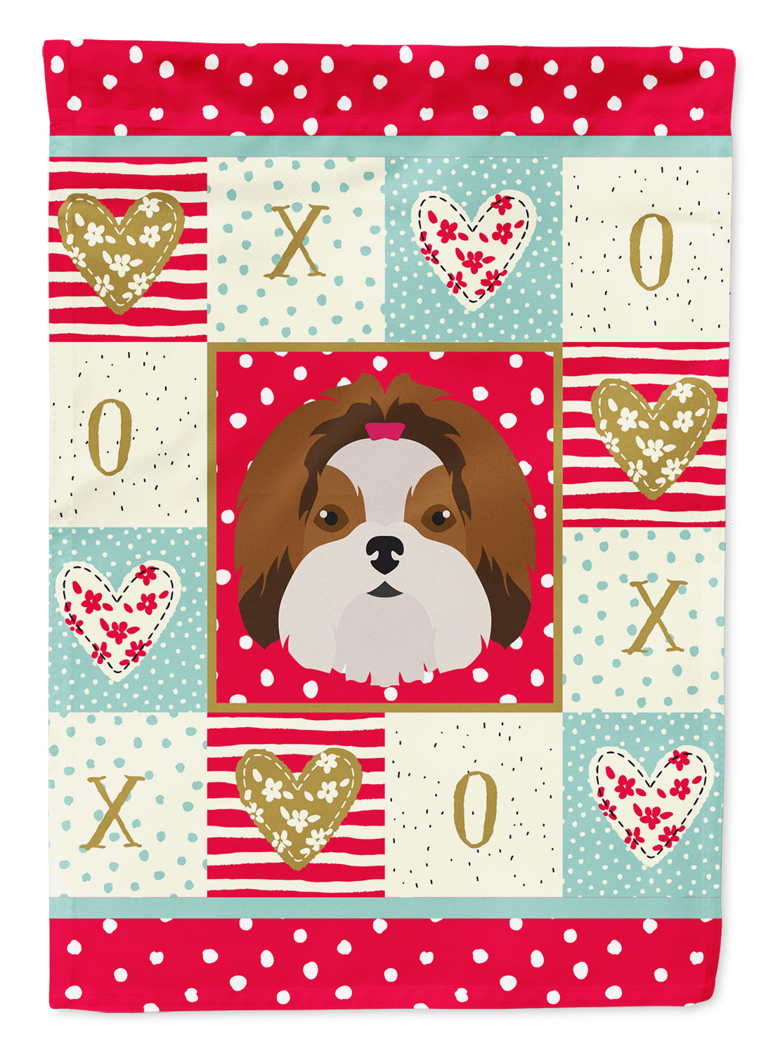 Imperial Shih Tzu Flag Canvas House Size CK5206CHF  the-store.com.