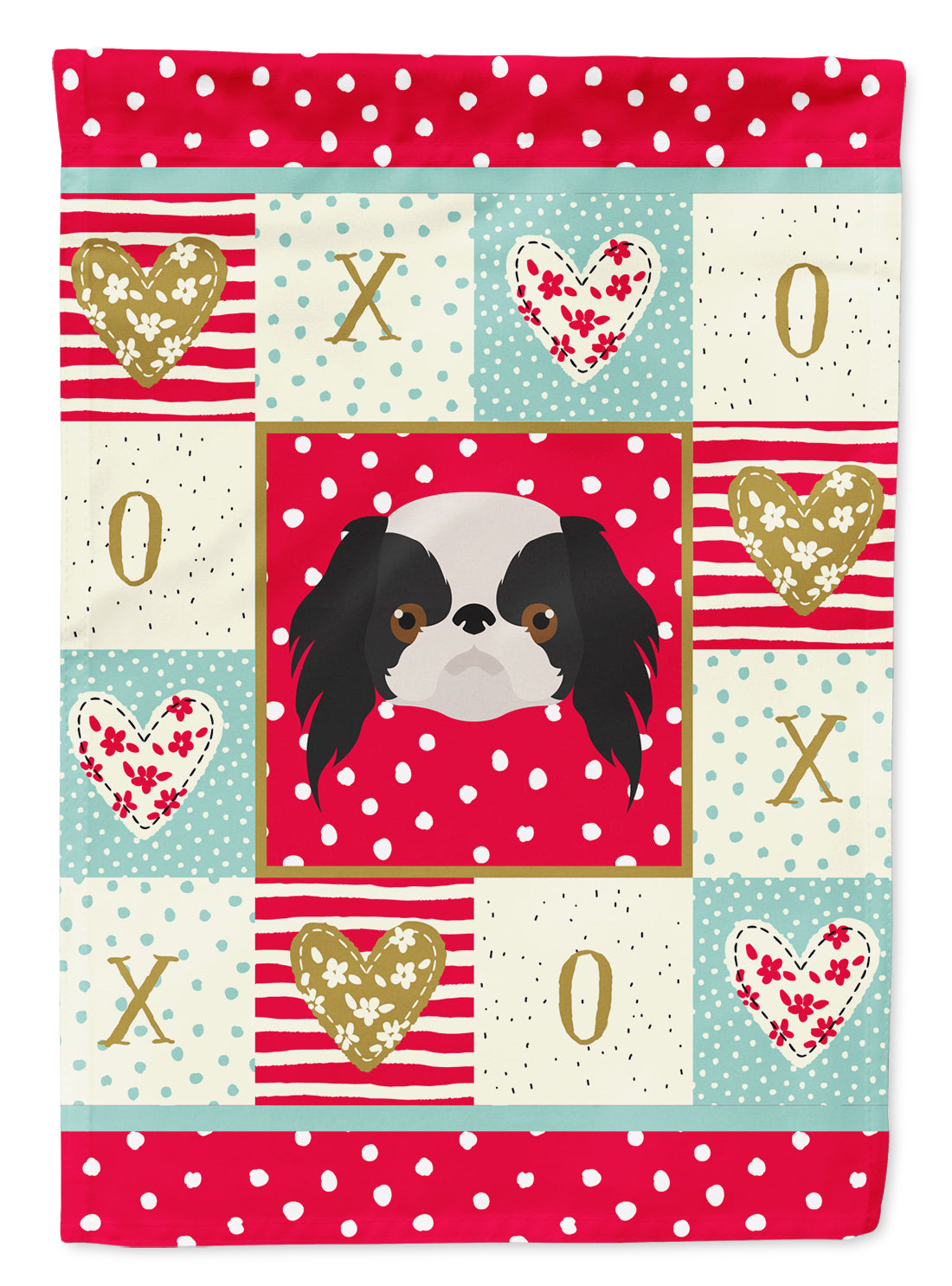 Japanese Chin Flag Canvas House Size CK5209CHF