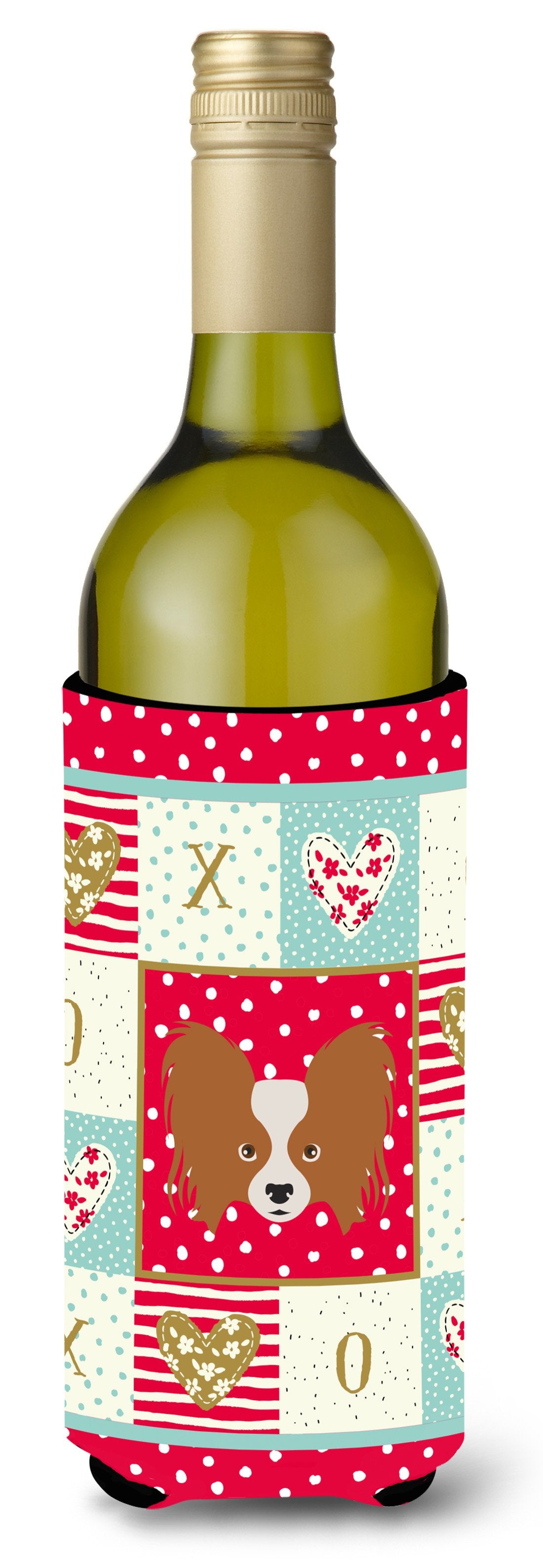 Papillon Wine Bottle Beverage Insulator Hugger CK5224LITERK by Caroline&#39;s Treasures