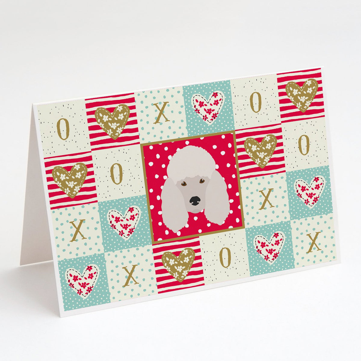 Buy this Poodle Love Greeting Cards and Envelopes Pack of 8