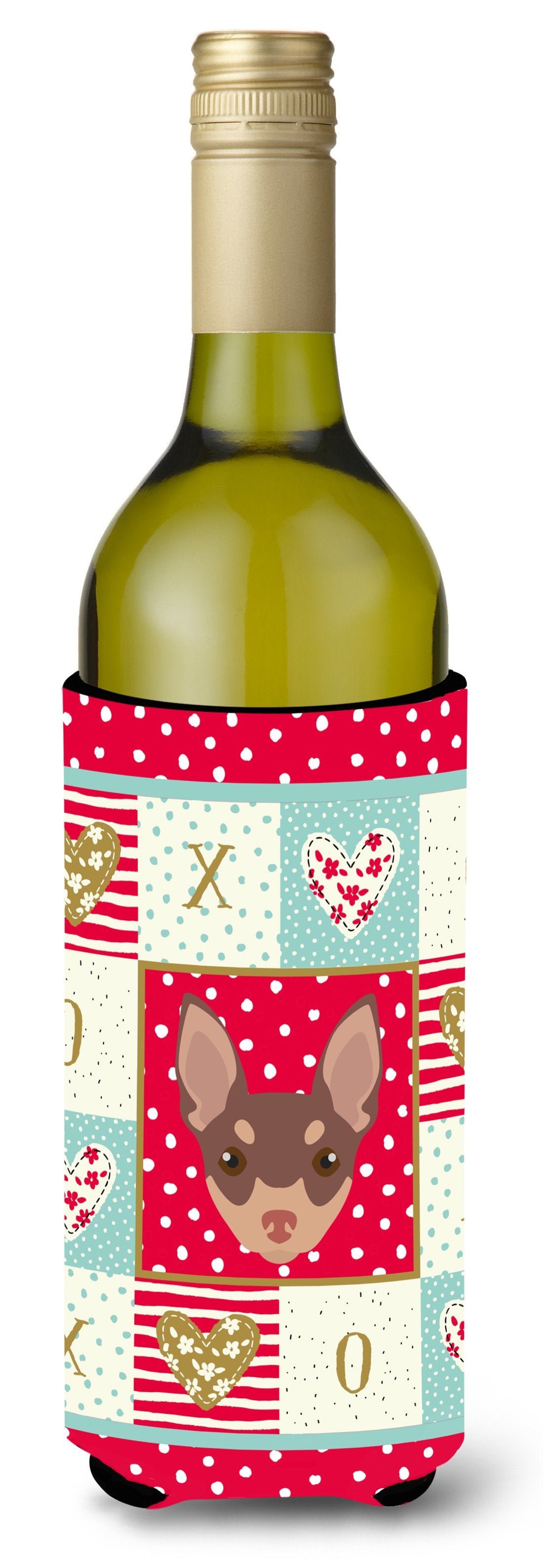 Toy Fox Terrier Wine Bottle Beverage Insulator Hugger CK5242LITERK by Caroline&#39;s Treasures