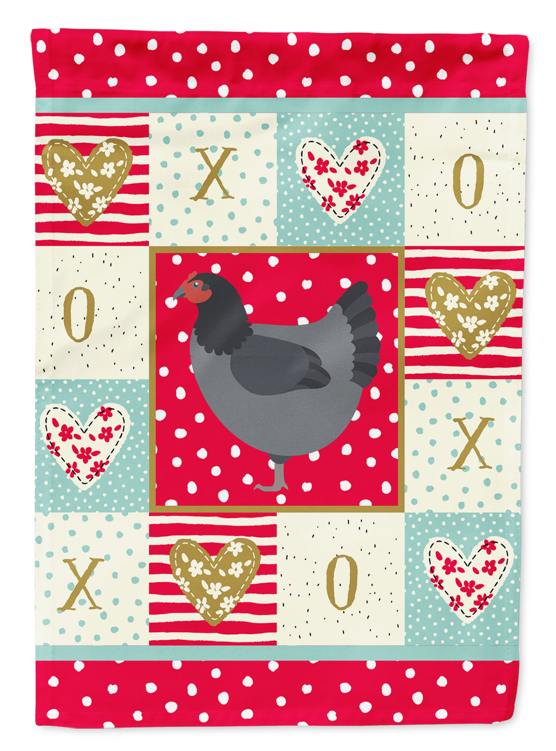 Jersey Giant Chicken Love Flag Canvas House Size CK5262CHF  the-store.com.