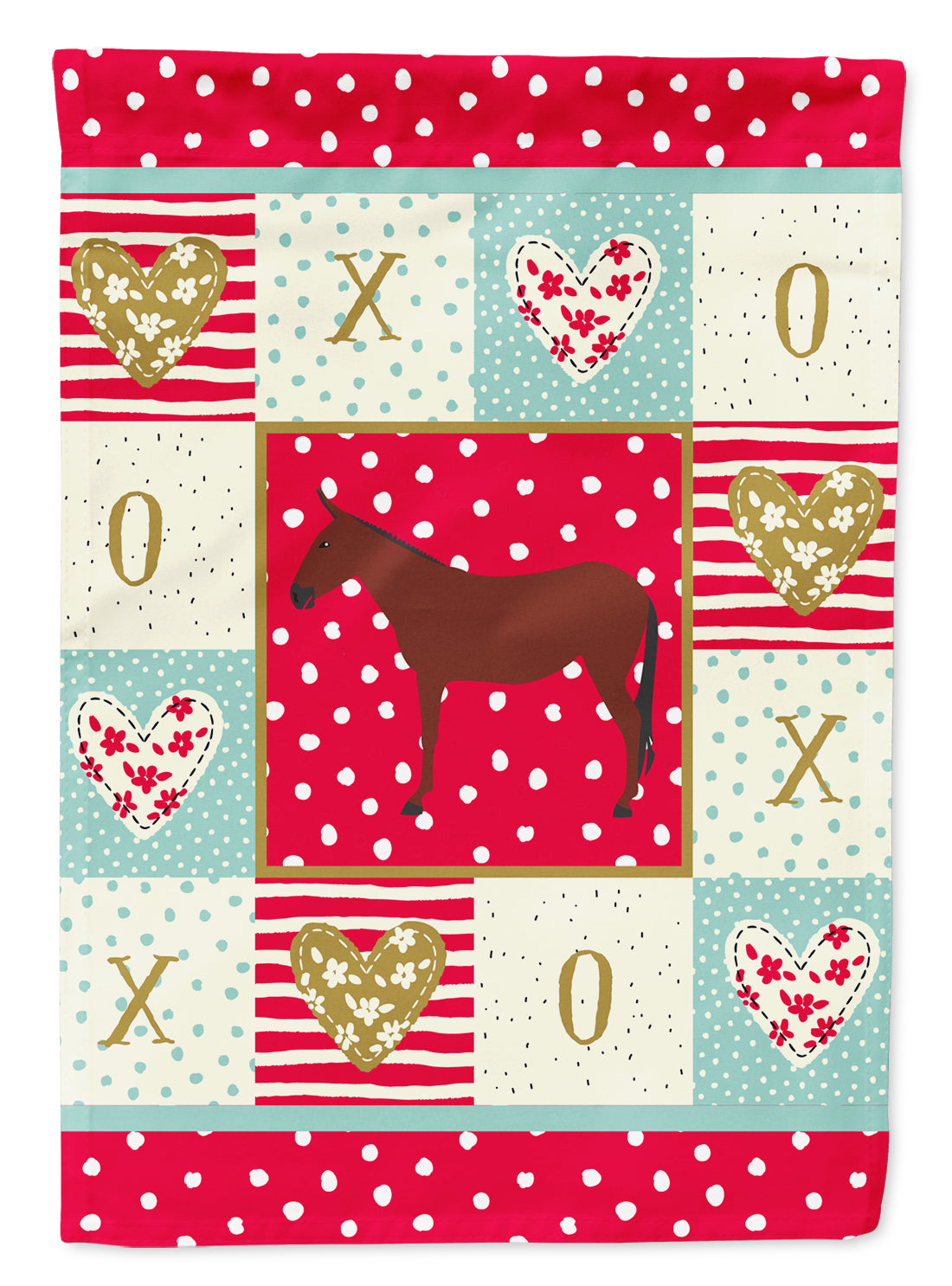 Hinny Horse Donkey Love Flag Canvas House Size CK5277CHF  the-store.com.