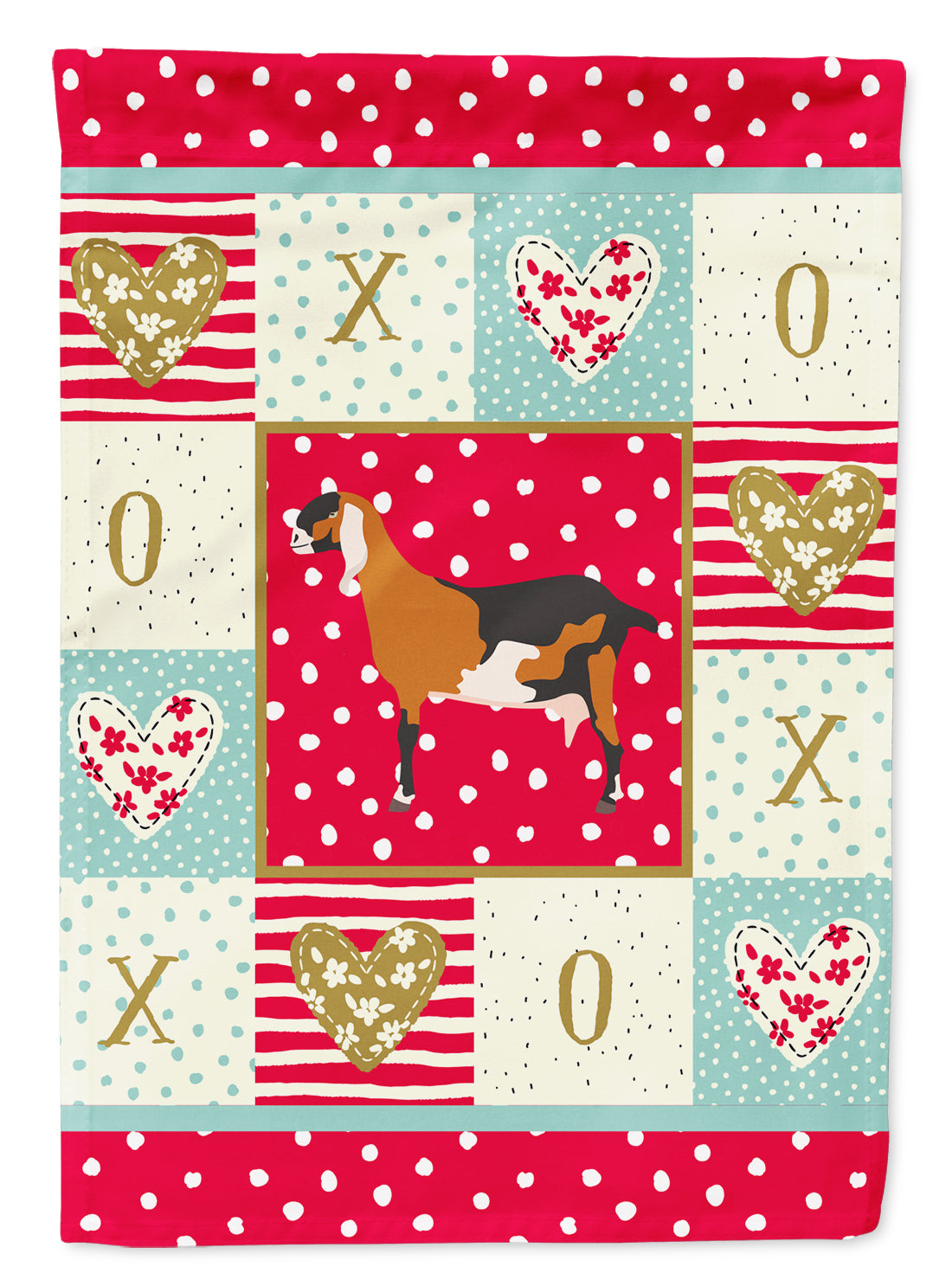 Anglo-nubian Nubian Goat Love Flag Garden Size CK5310GF  the-store.com.