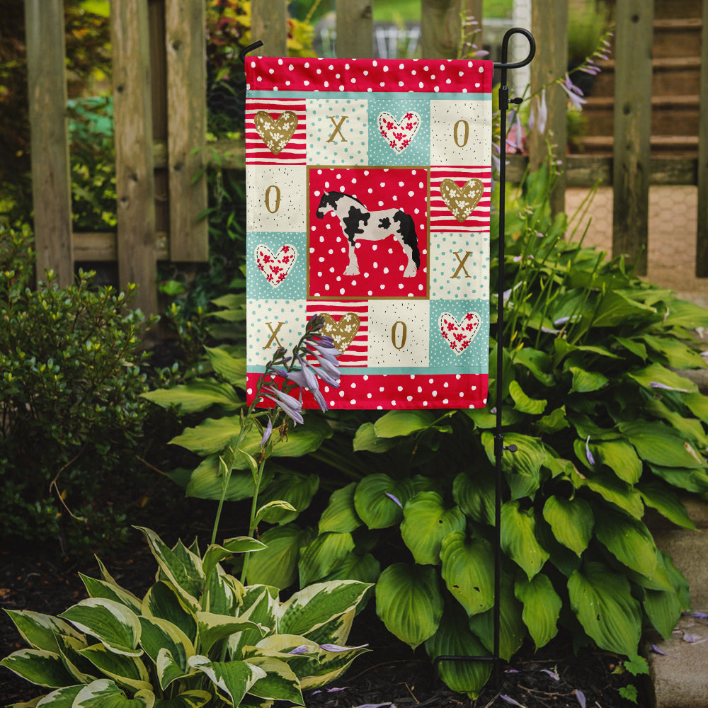 Cyldesdale Horse Love Flag Garden Size CK5339GF  the-store.com.