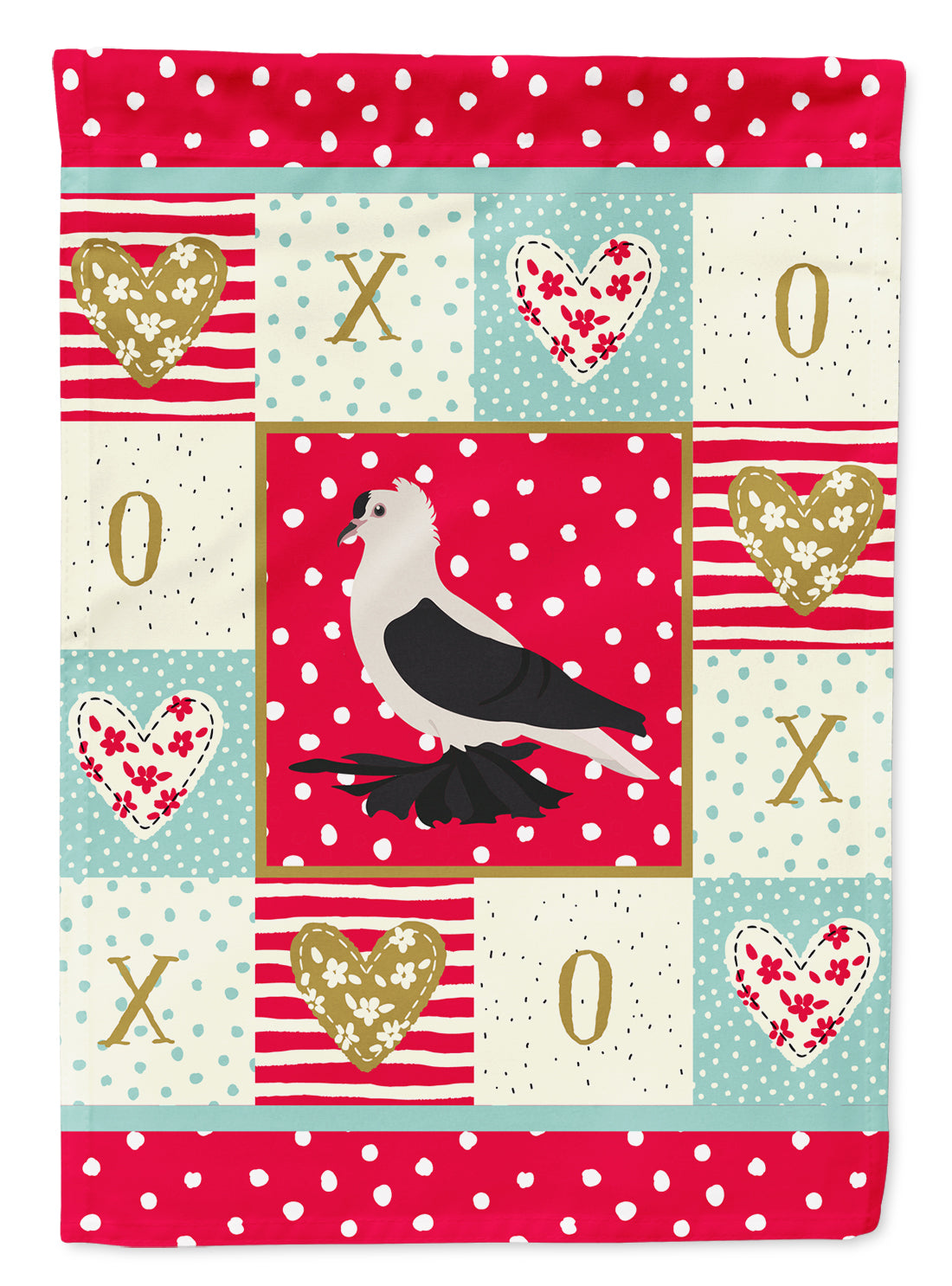 Saxon Fairy Swallow Pigeon Love Flag Canvas House Size CK5373CHF  the-store.com.