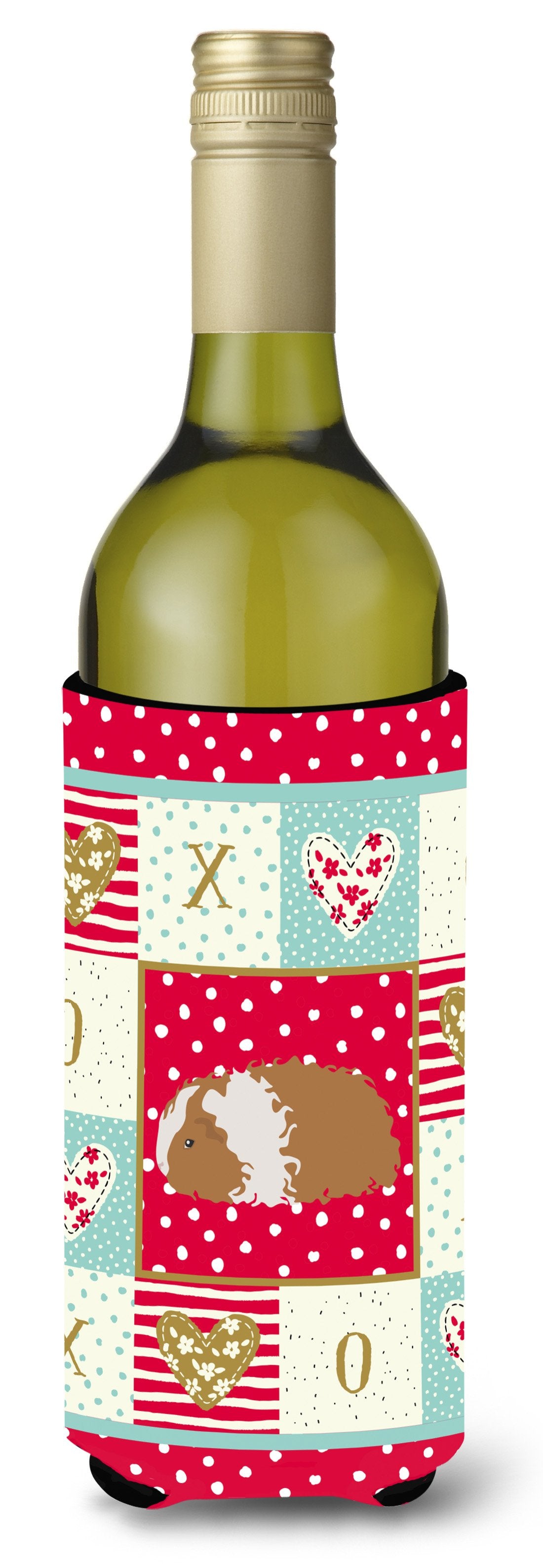 Texel Guinea Pig Love Wine Bottle Hugger CK5437LITERK by Caroline&#39;s Treasures