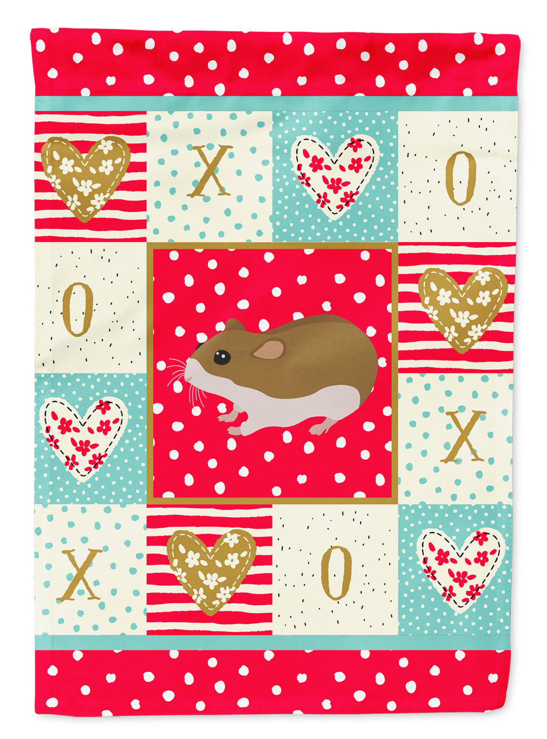 Chinese Hamster Love Flag Garden Size CK5438GF  the-store.com.