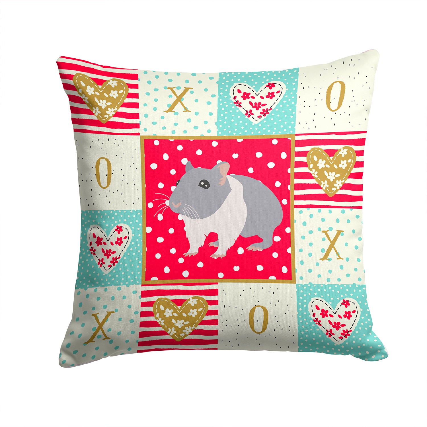 South African Hamster Love Fabric Decorative Pillow CK5442PW1414 - the-store.com
