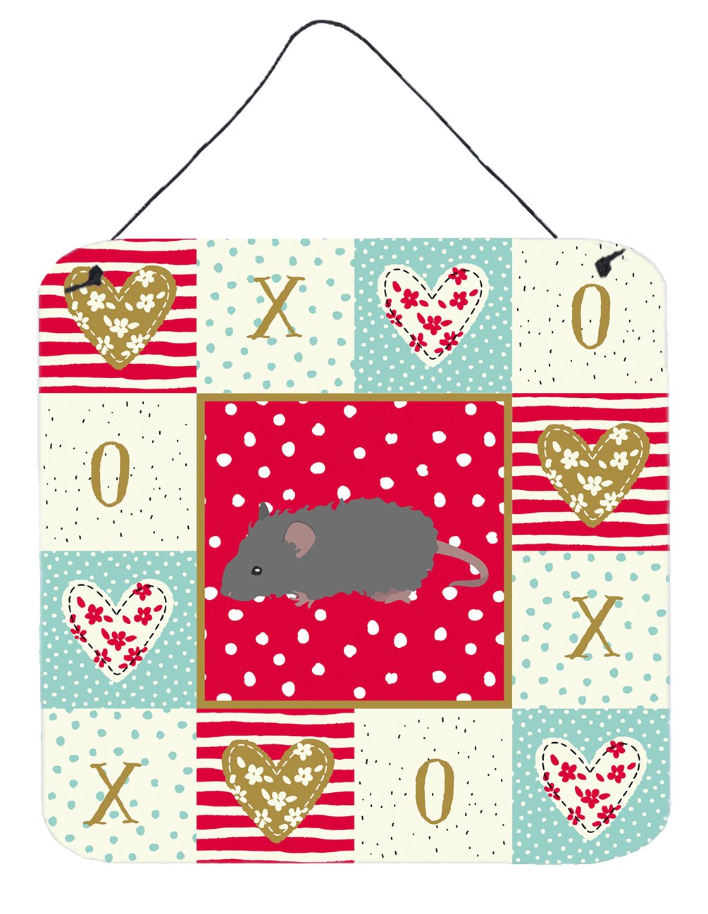 Australian Long Coated Mouse Love Wall or Door Hanging Prints CK5447DS66 by Caroline&#39;s Treasures