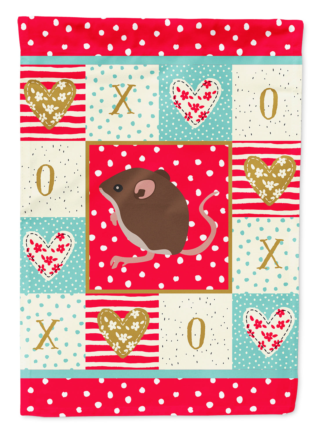 Baby Mouse Love Flag Canvas House Size CK5448CHF  the-store.com.