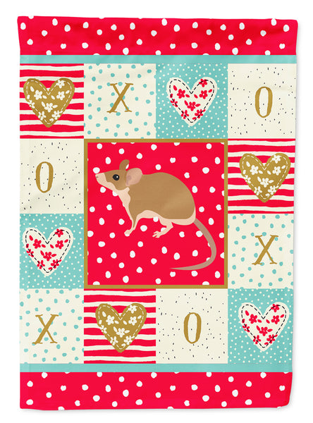 Spiny Mouse Love Flag Canvas House Size CK5453CHF