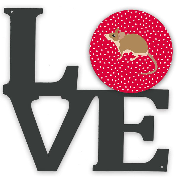 Spiny Mouse Love Metal Wall Artwork LOVE CK5453WALV by Caroline's Treasures