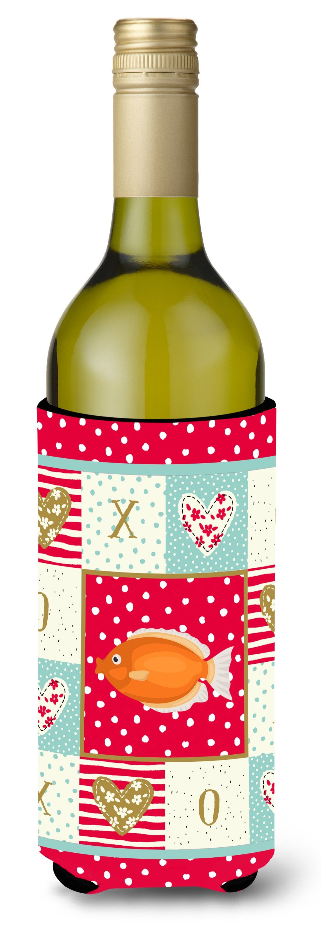 Kissing Gourami Love Wine Bottle Hugger CK5488LITERK by Caroline&#39;s Treasures