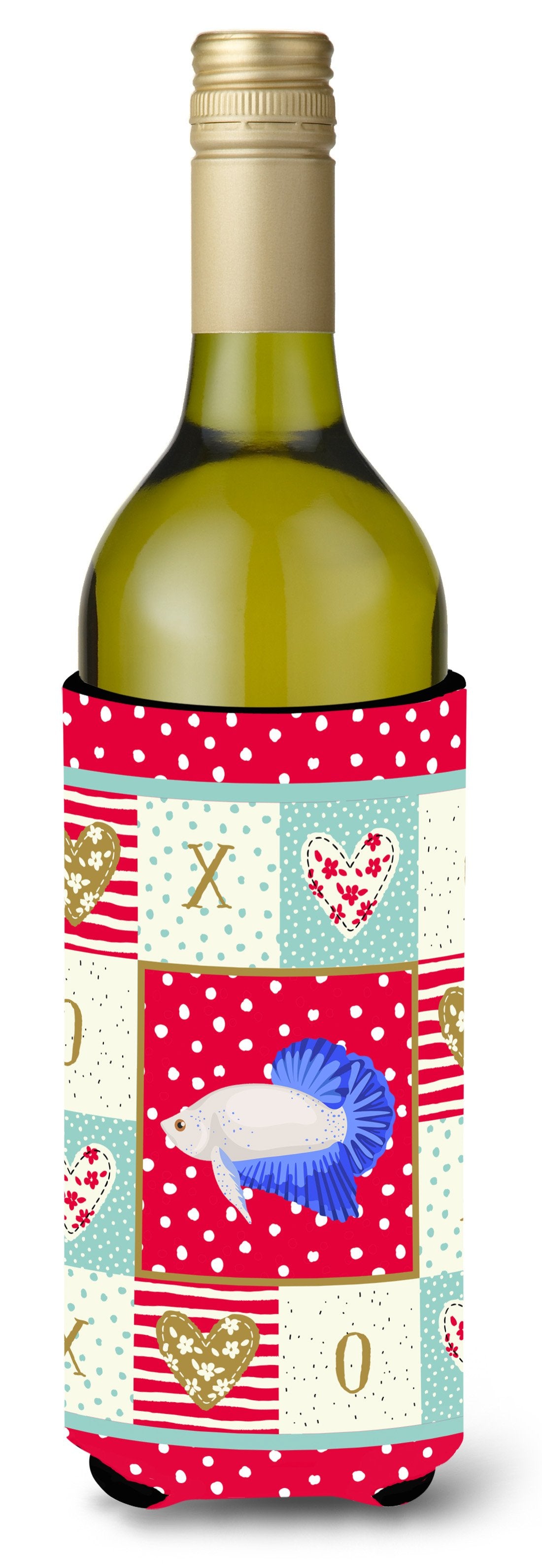 Plakat Betta Love Wine Bottle Hugger CK5492LITERK by Caroline&#39;s Treasures