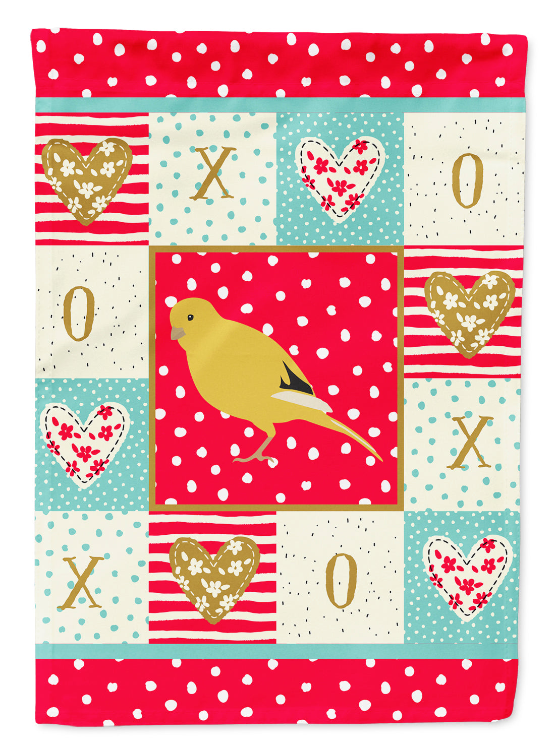 Border Canary Love Flag Canvas House Size CK5501CHF  the-store.com.