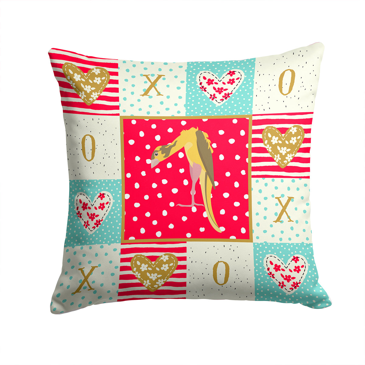 Jibso Canary Love Fabric Decorative Pillow CK5503PW1414 - the-store.com