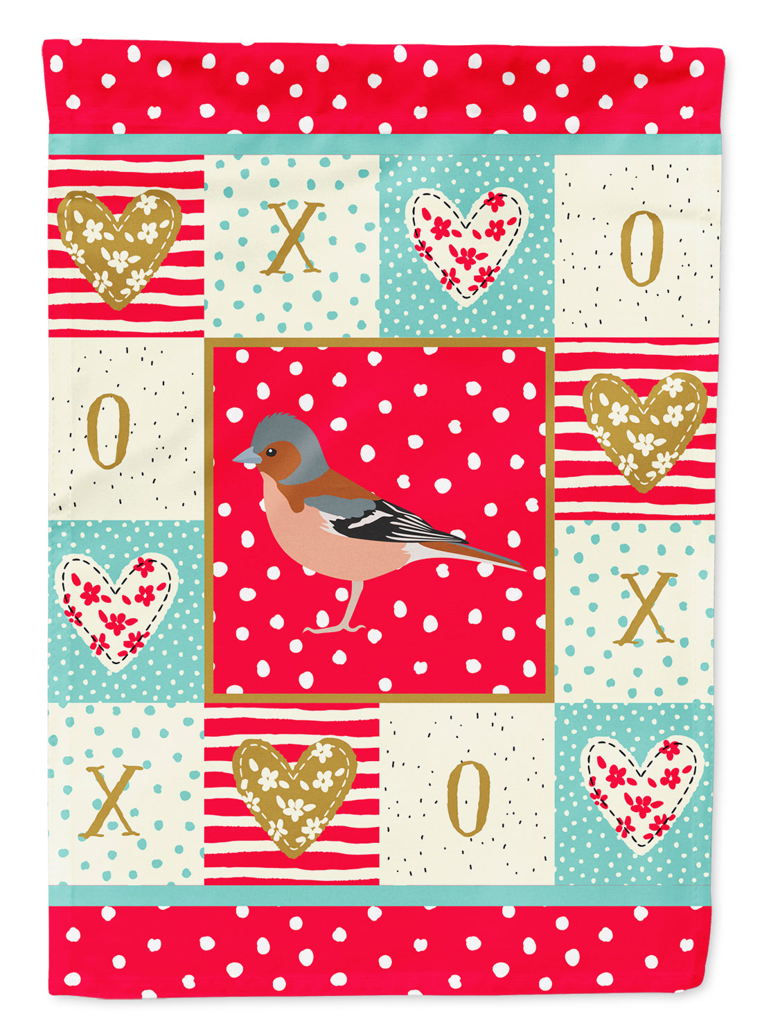 Finch Love Flag Canvas House Size CK5511CHF