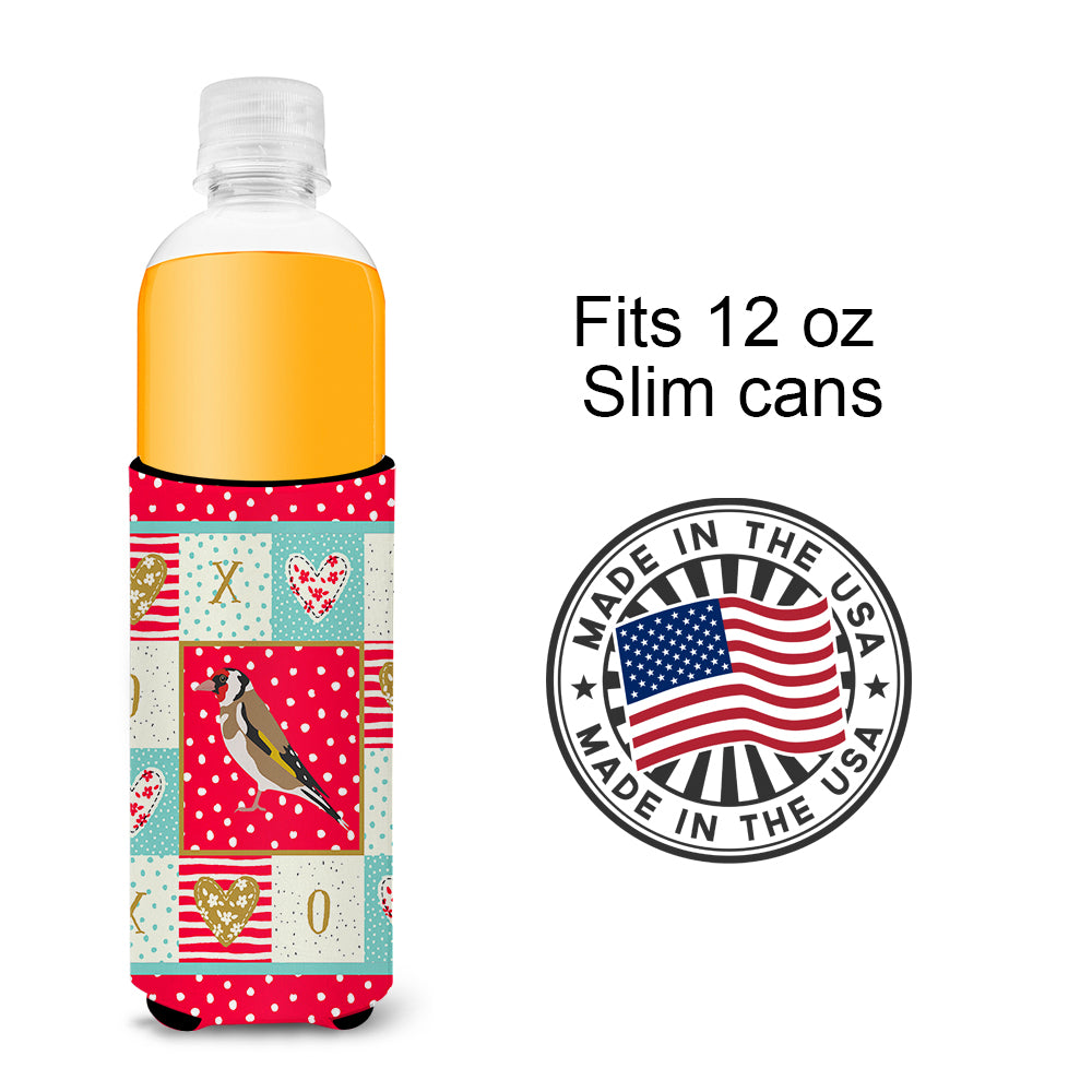 Gold Finch Love  Ultra Hugger for slim cans CK5512MUK