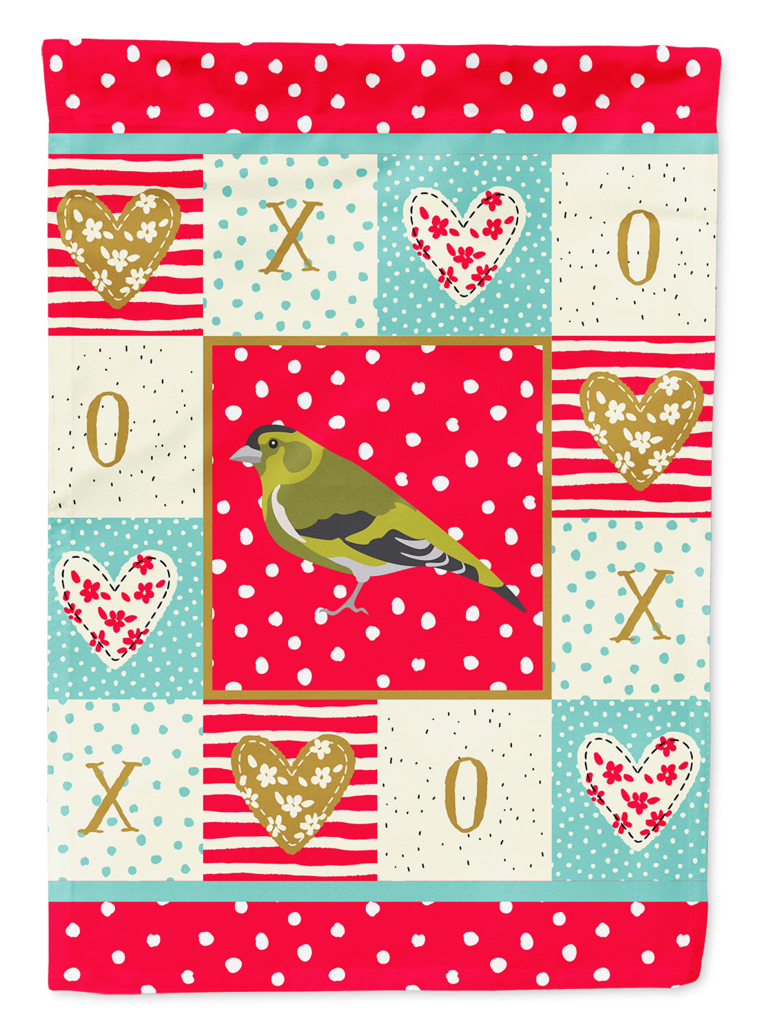 Siskin Love Flag Canvas House Size CK5514CHF  the-store.com.