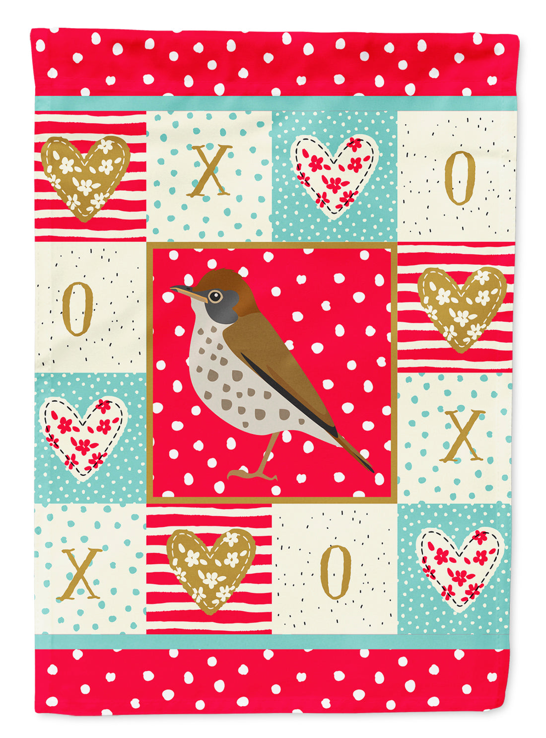 Thrush Love Flag Canvas House Size CK5516CHF  the-store.com.