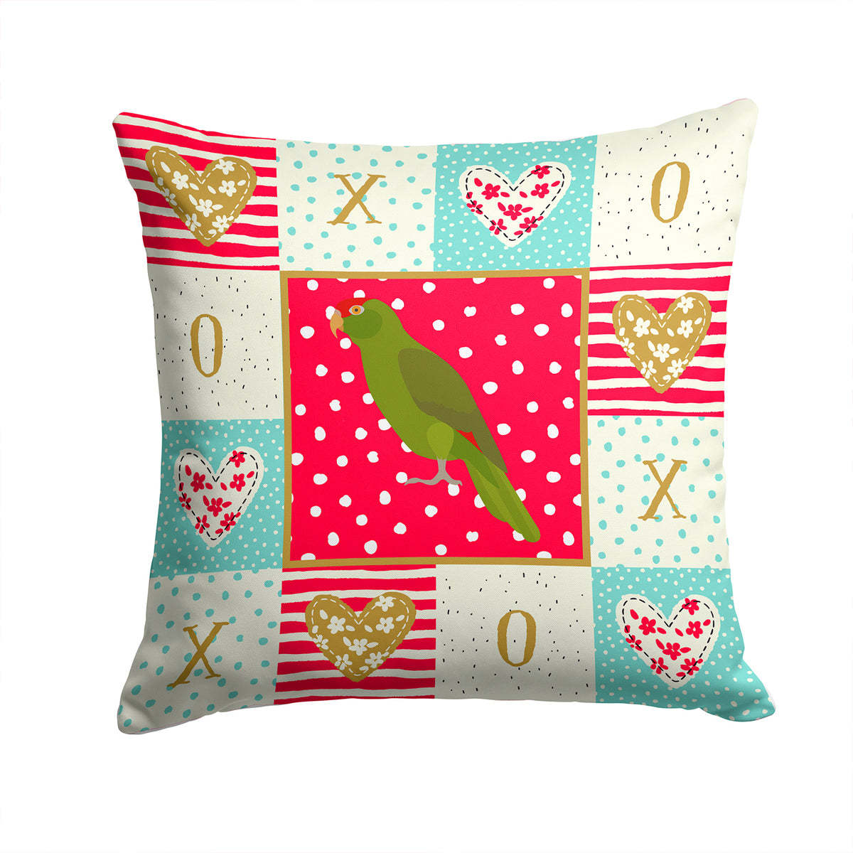 Amazon Parrot Love Fabric Decorative Pillow CK5519PW1414 - the-store.com