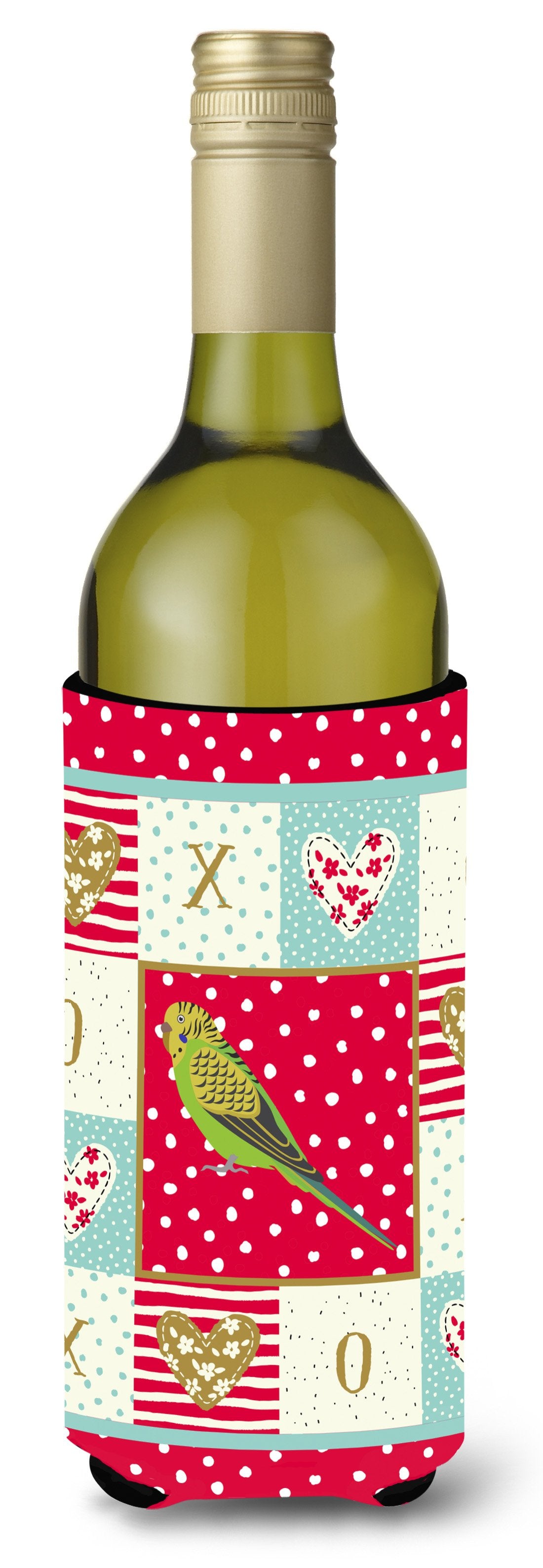 Budgerigar Love Wine Bottle Hugger CK5520LITERK by Caroline&#39;s Treasures