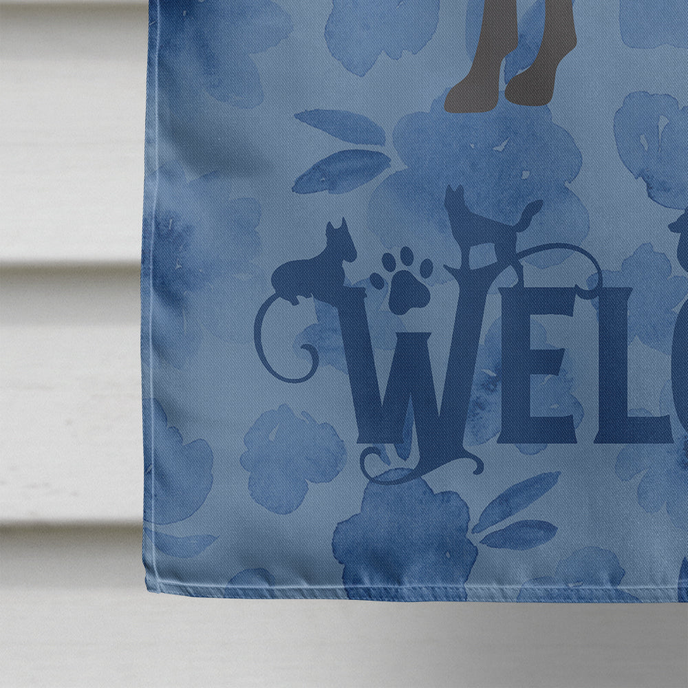 Argentine Pila Dog Welcome Flag Canvas House Size CK5965CHF  the-store.com.