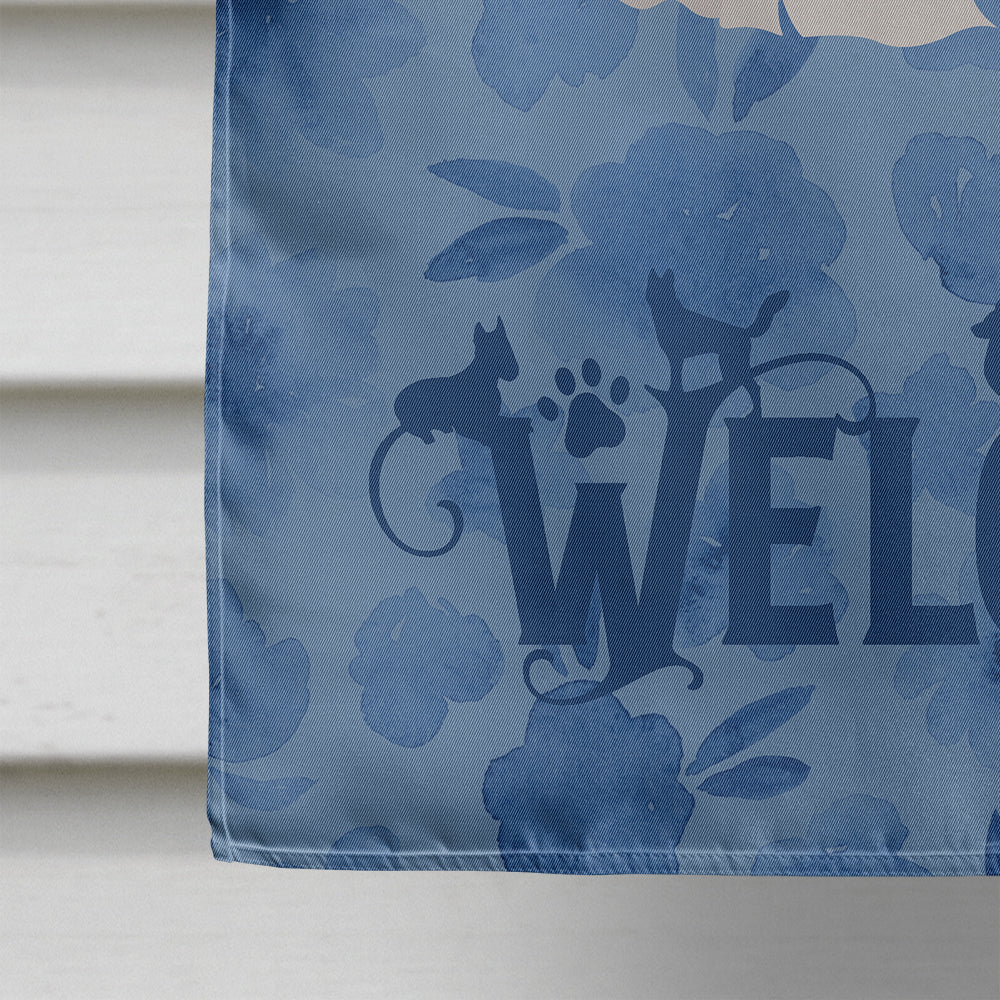 Coton de Tulear #2 Welcome Flag Canvas House Size CK5980CHF  the-store.com.