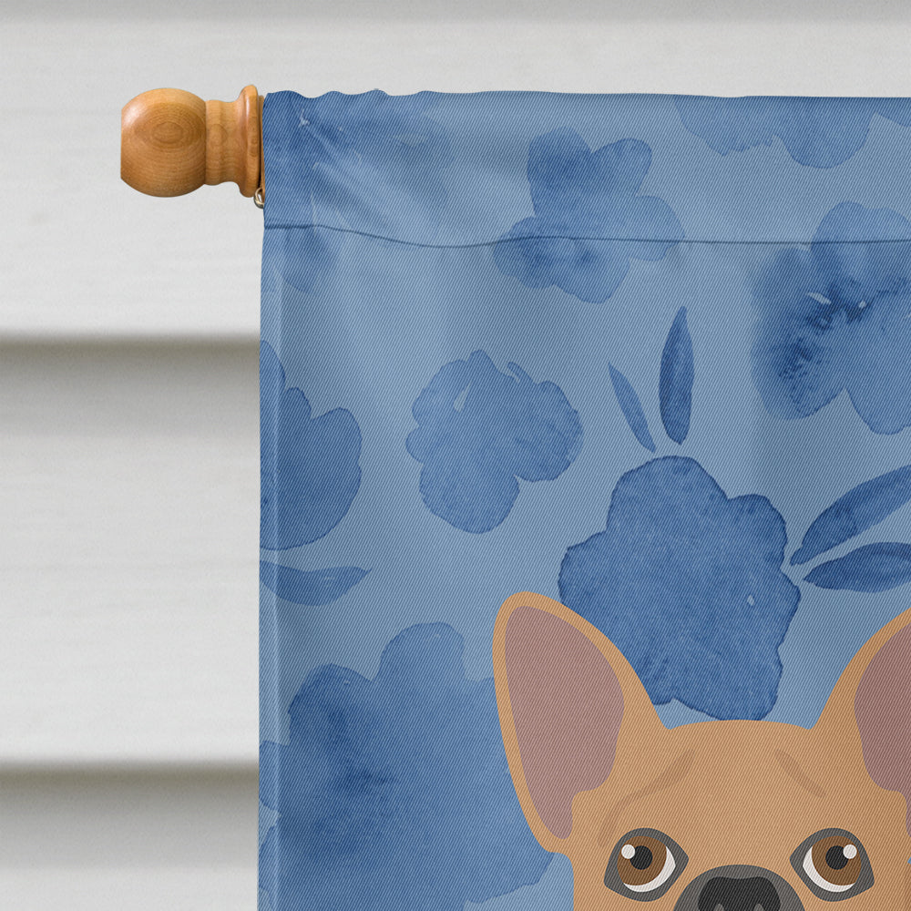 French Bulldog #2 Welcome Flag Canvas House Size CK5992CHF  the-store.com.