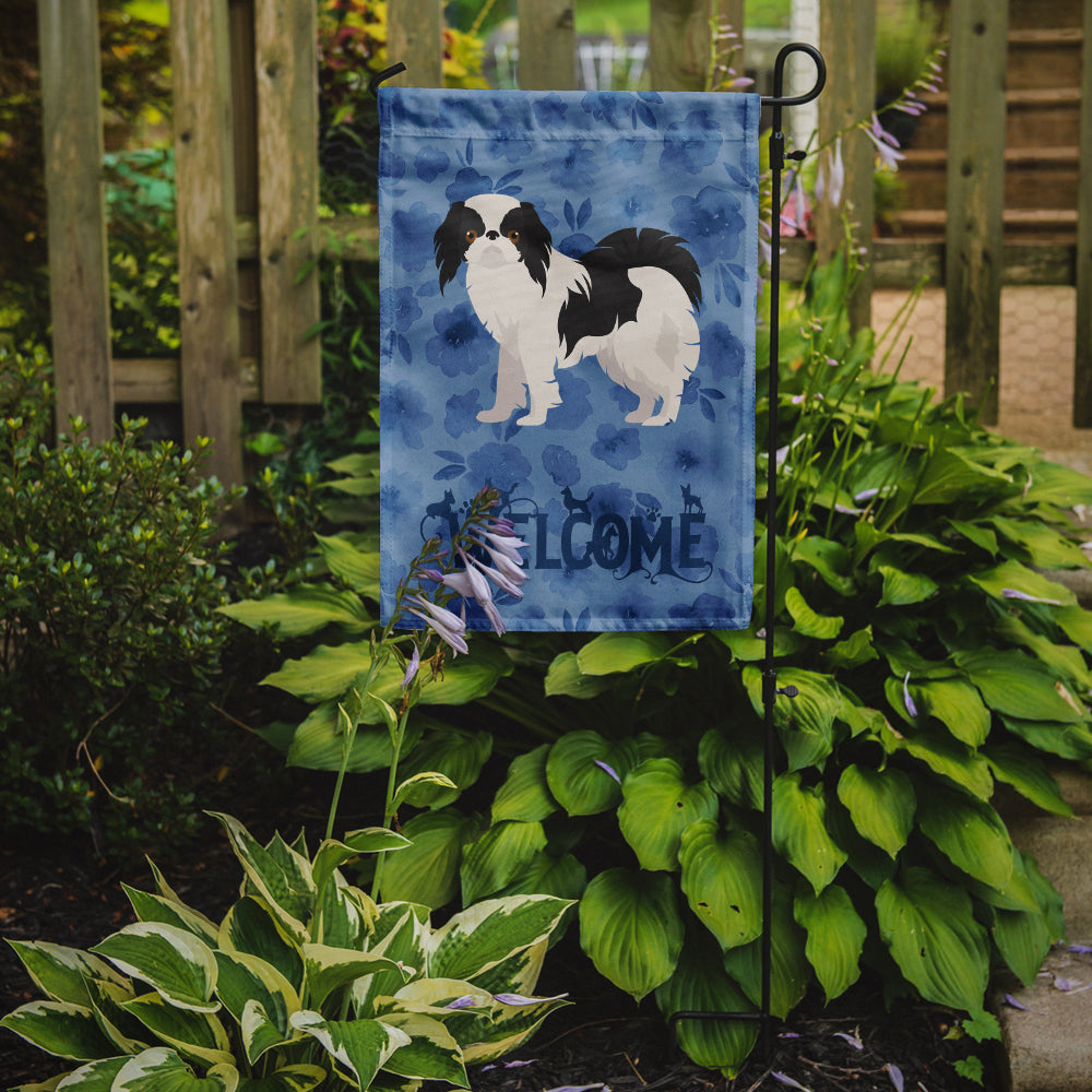 Japanese Chin #2 Welcome Flag Garden Size CK6005GF  the-store.com.