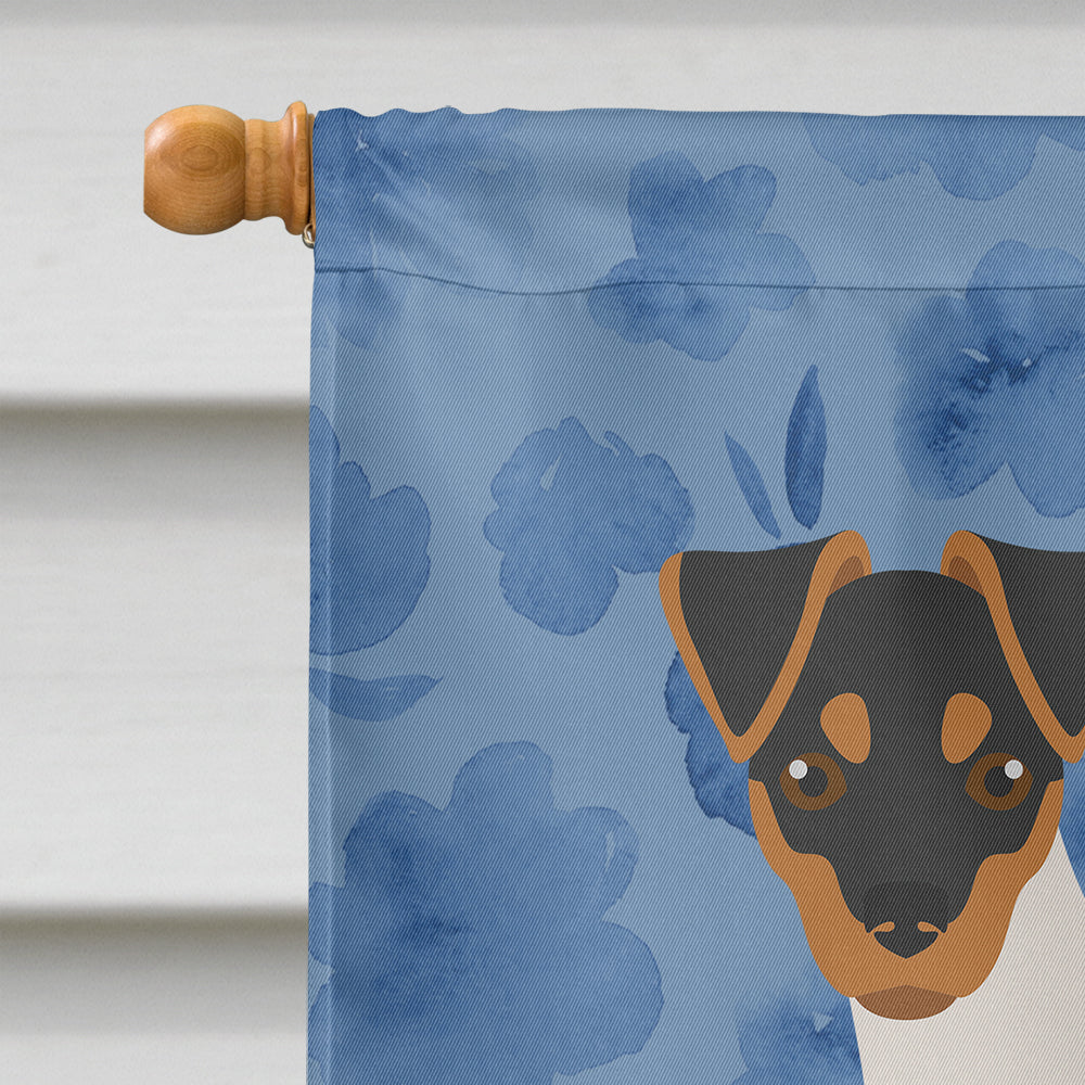 Japanese Terrier Welcome Flag Canvas House Size CK6007CHF  the-store.com.