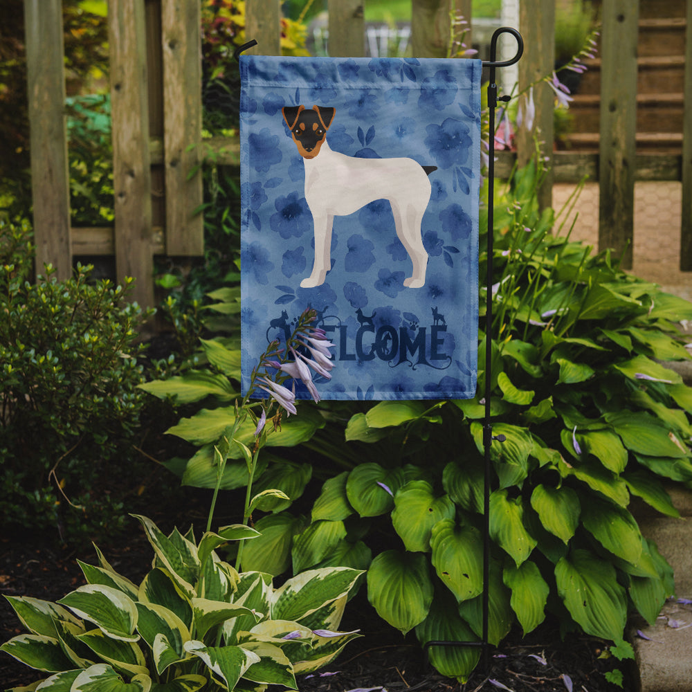 Japanese Terrier Welcome Flag Garden Size CK6007GF  the-store.com.