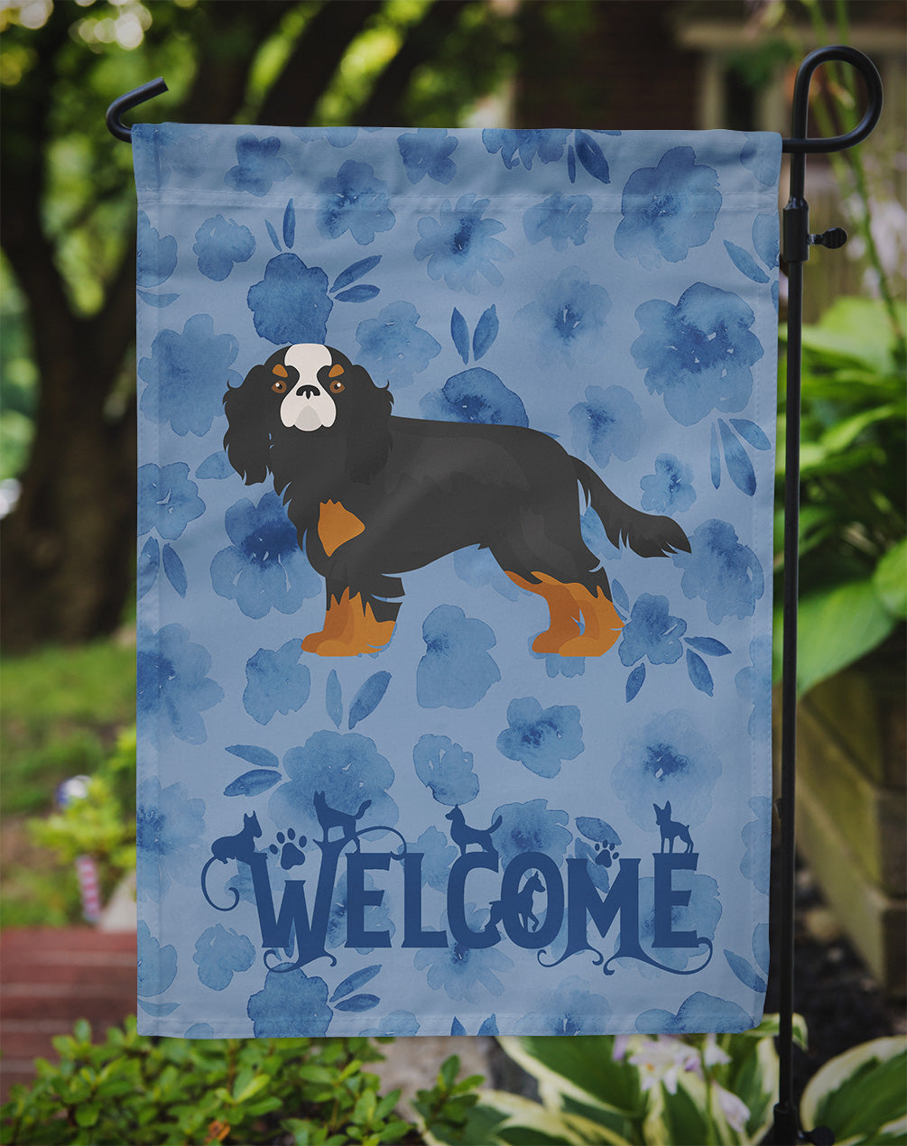 Cavalier King Charles Spaniel #2 Welcome Flag Garden Size CK6009GF  the-store.com.