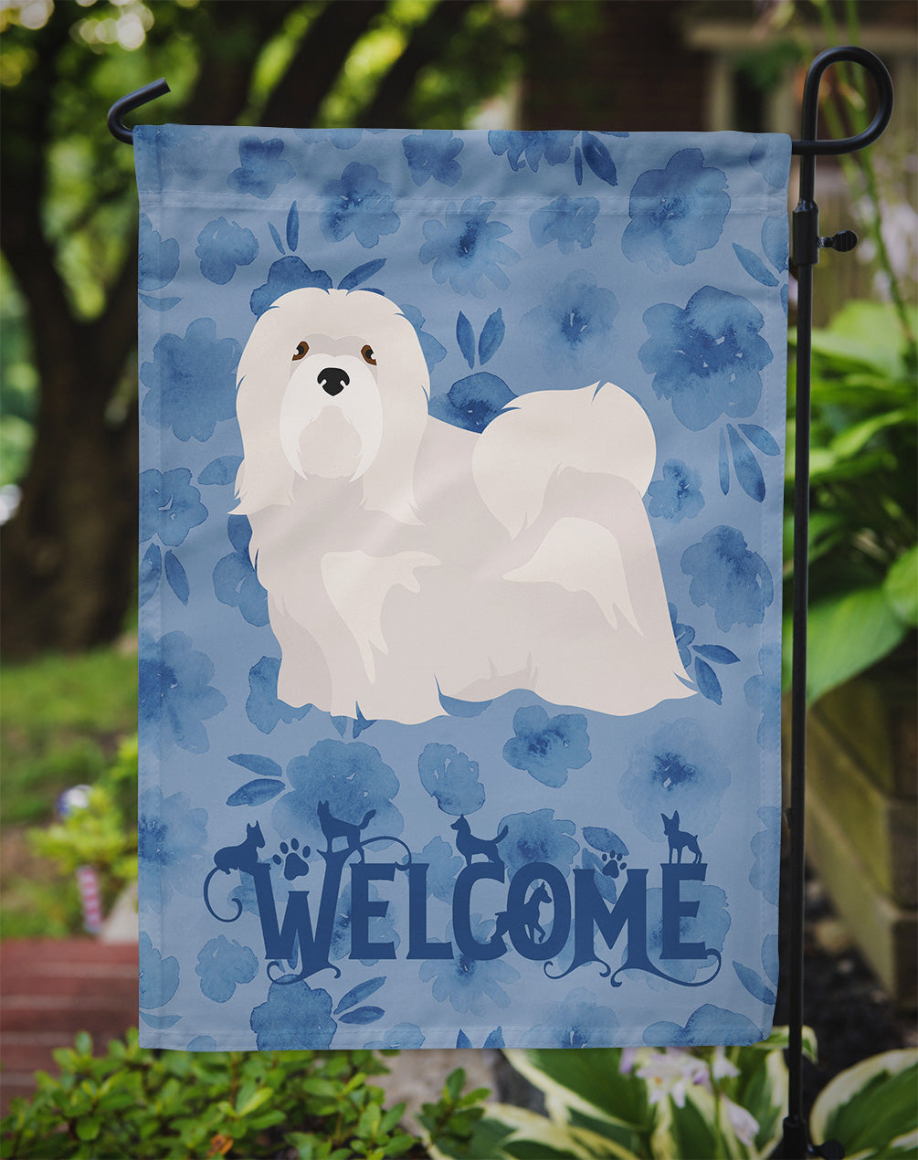 Lhasa Apso #2 Welcome Flag Garden Size CK6013GF  the-store.com.
