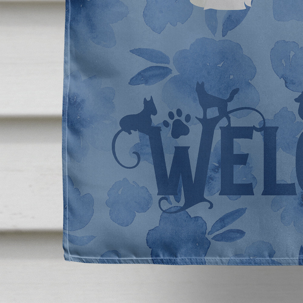 Lowchen Little Lion Dog #1 Welcome Flag Canvas House Size CK6014CHF  the-store.com.