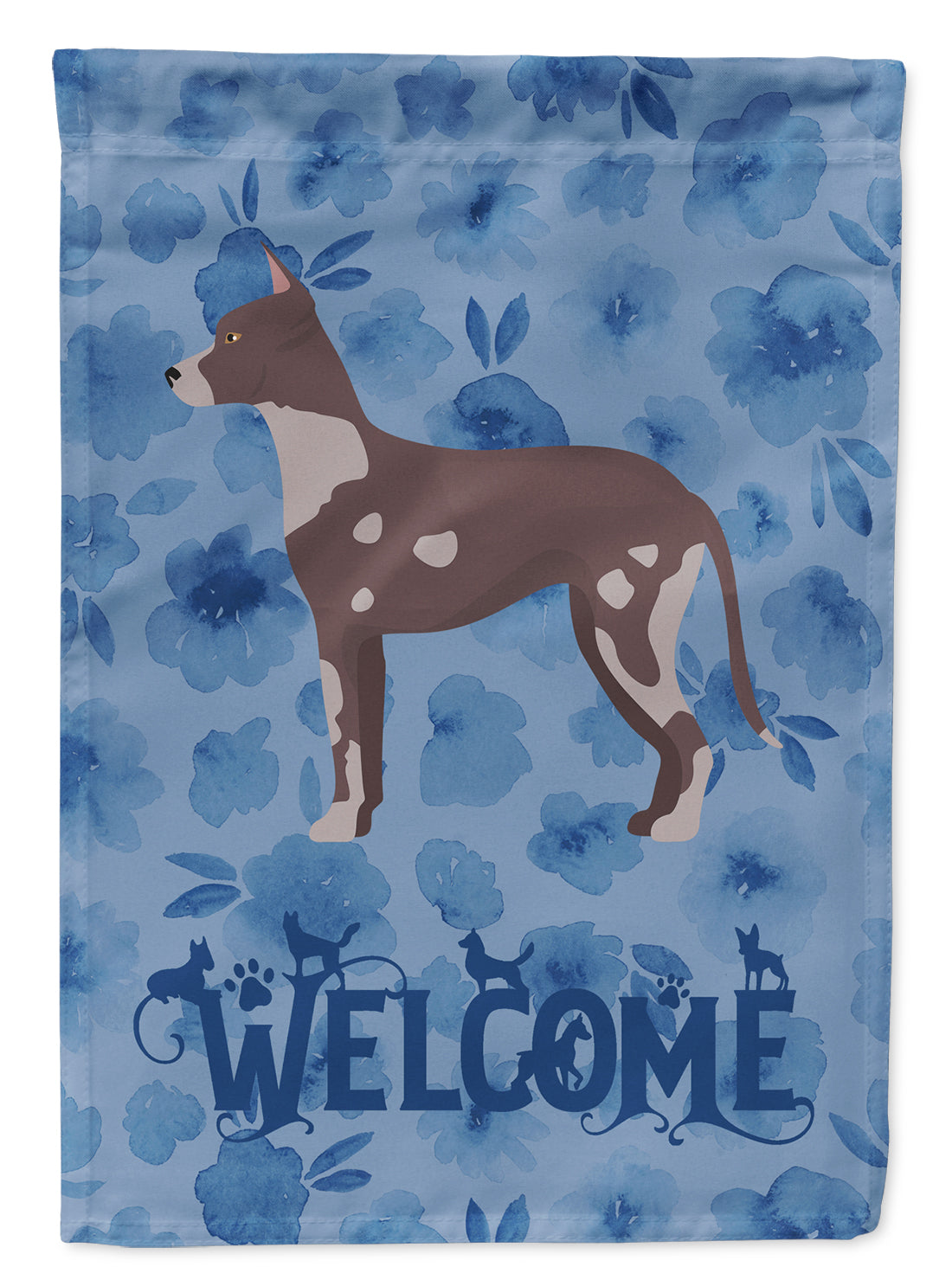 Peruvian Hairless Dog Welcome Flag Canvas House Size CK6031CHF  the-store.com.