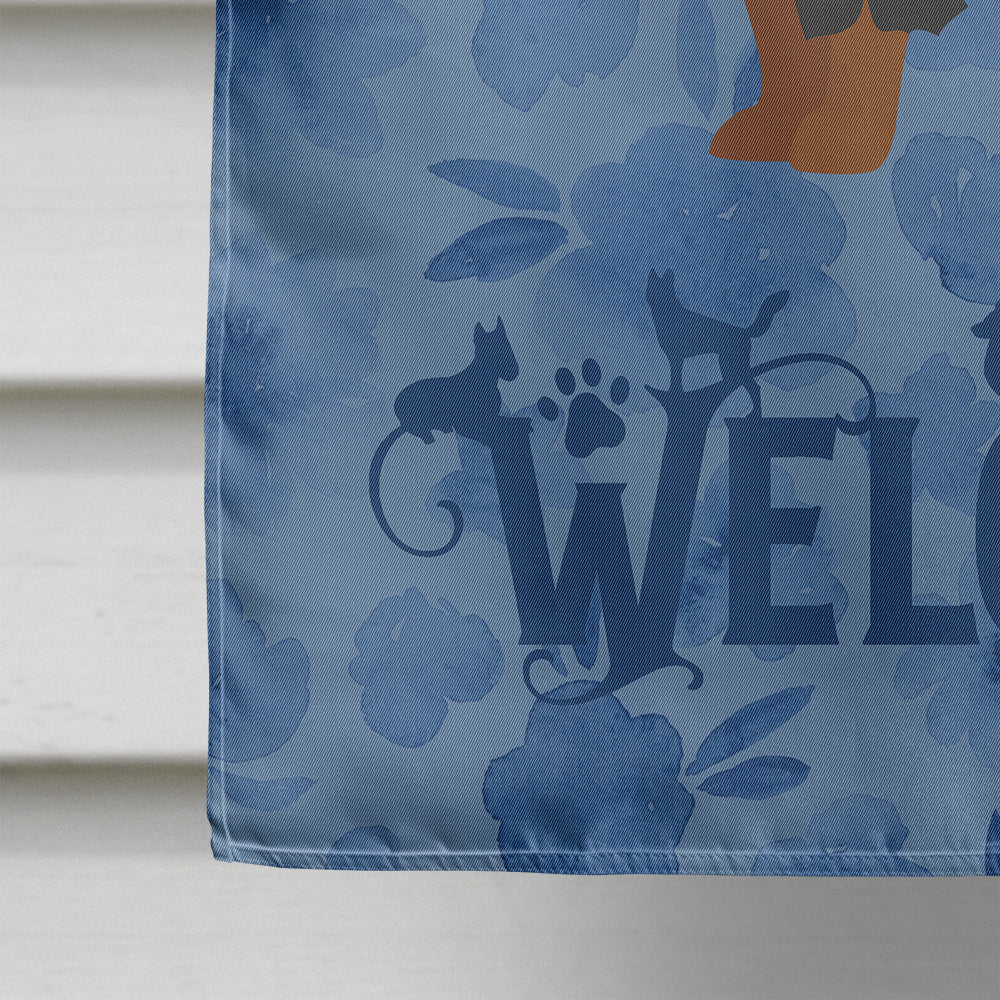 Pomeranian #2 Welcome Flag Canvas House Size CK6034CHF  the-store.com.