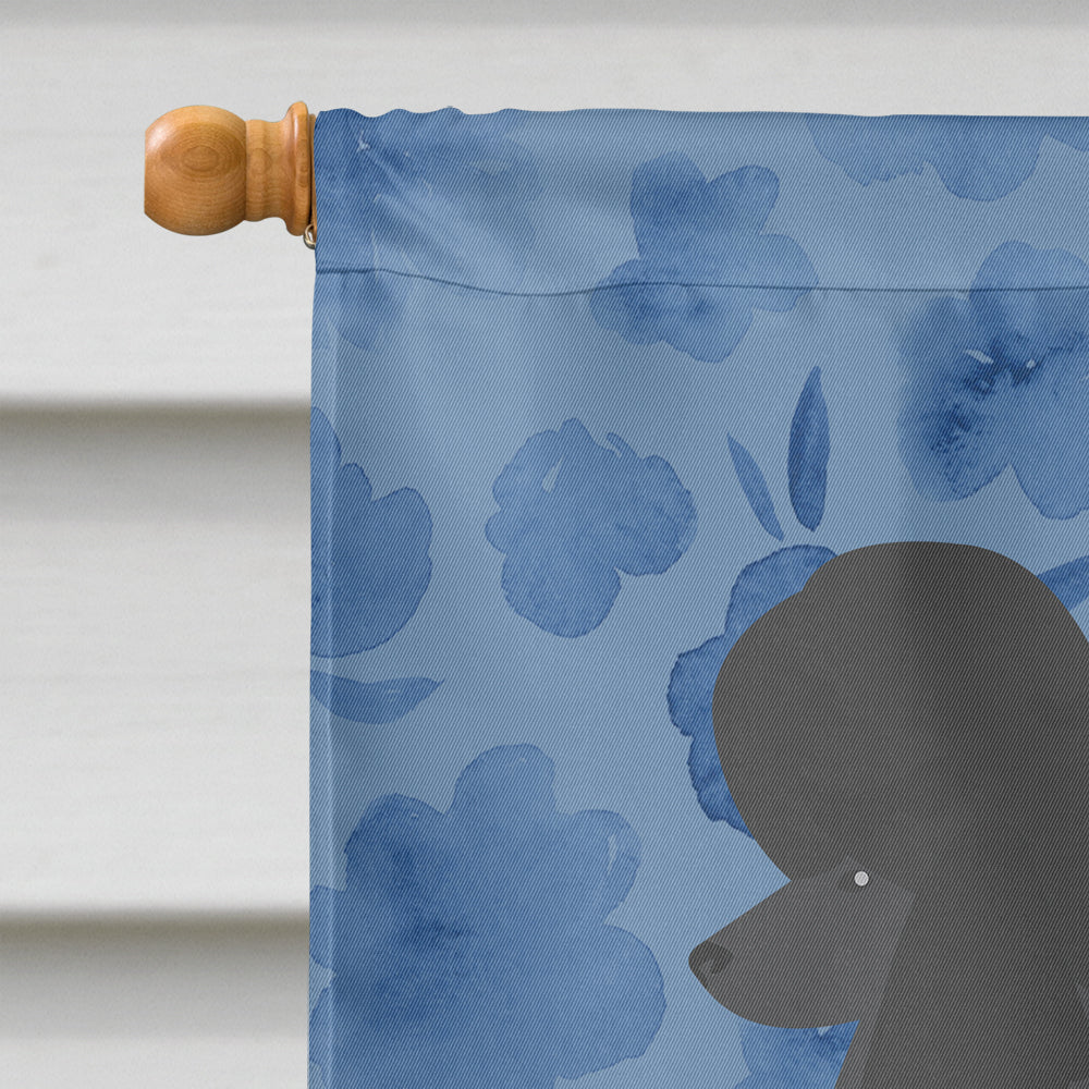 Standard Poodle Welcome Flag Canvas House Size CK6037CHF