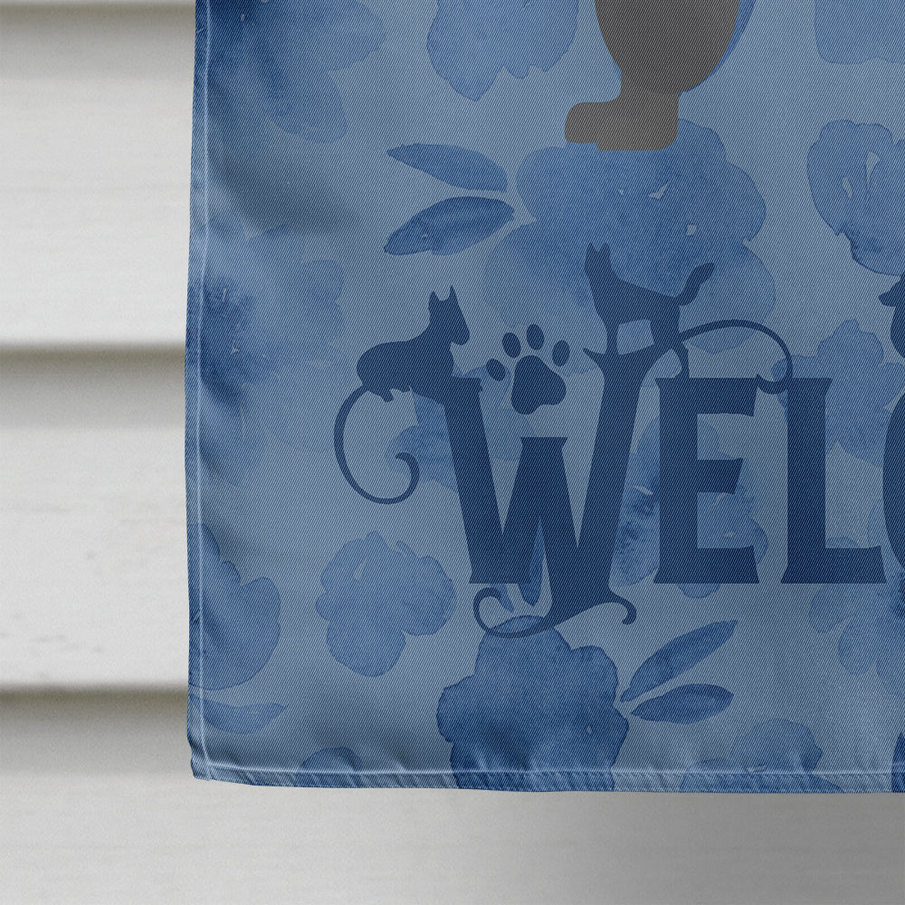 Standard Poodle Welcome Flag Canvas House Size CK6037CHF