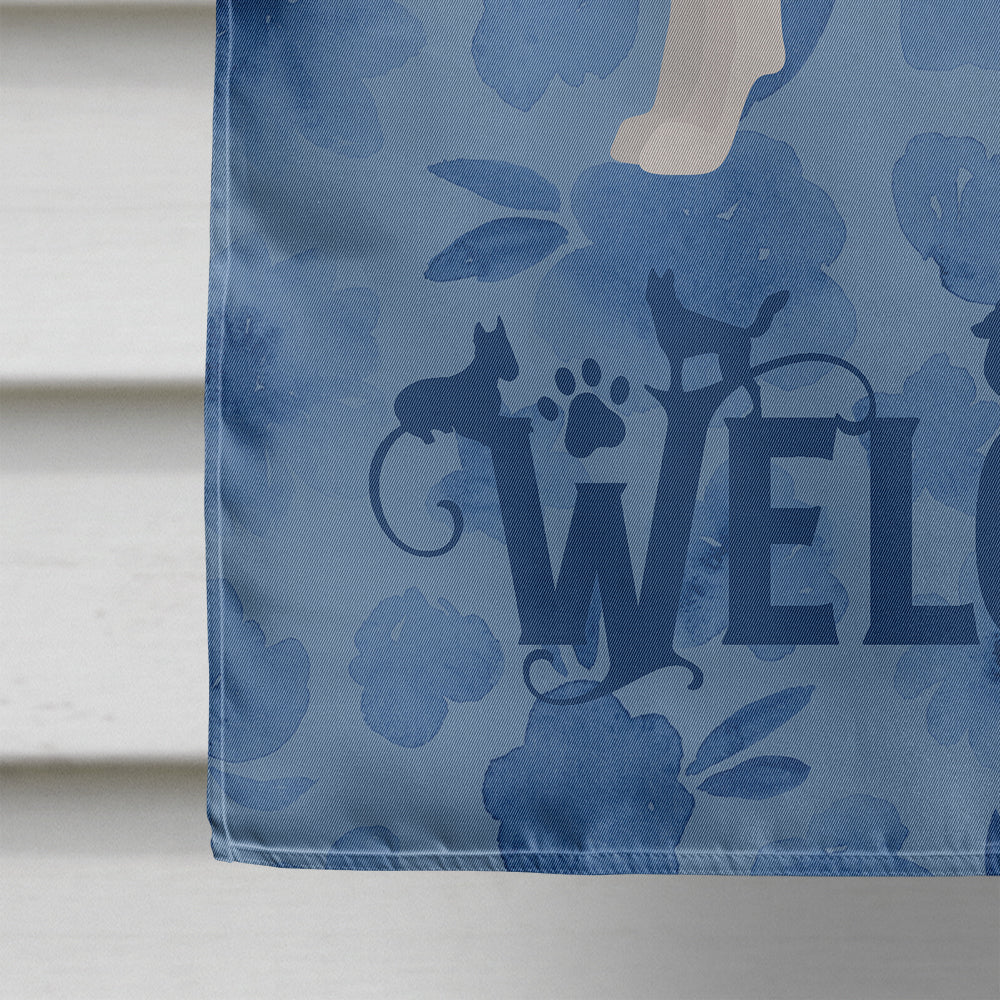 Tenterfield Terrier Welcome Flag Canvas House Size CK6052CHF  the-store.com.