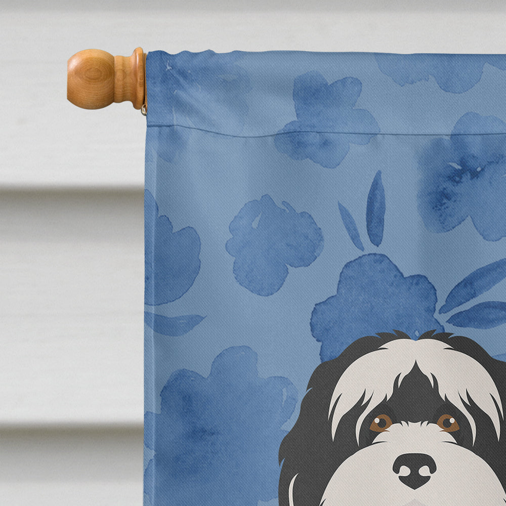 Tibetan Terrier Welcome Flag Canvas House Size CK6054CHF  the-store.com.