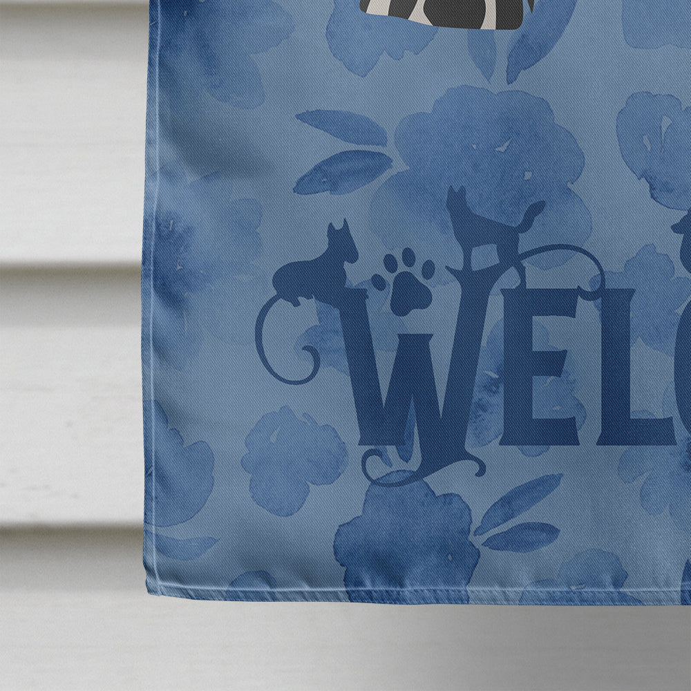 Tibetan Terrier Welcome Flag Canvas House Size CK6054CHF